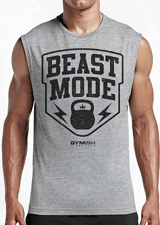 007. Beast Mode Workout Muscle Tank Top for Men