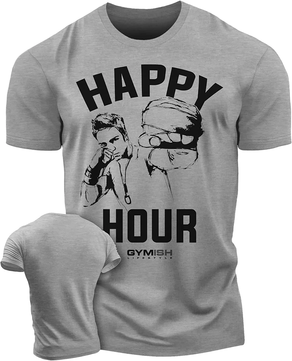 039. Kickboxer Funny Motivational Workout Gym T-Shirt for Men