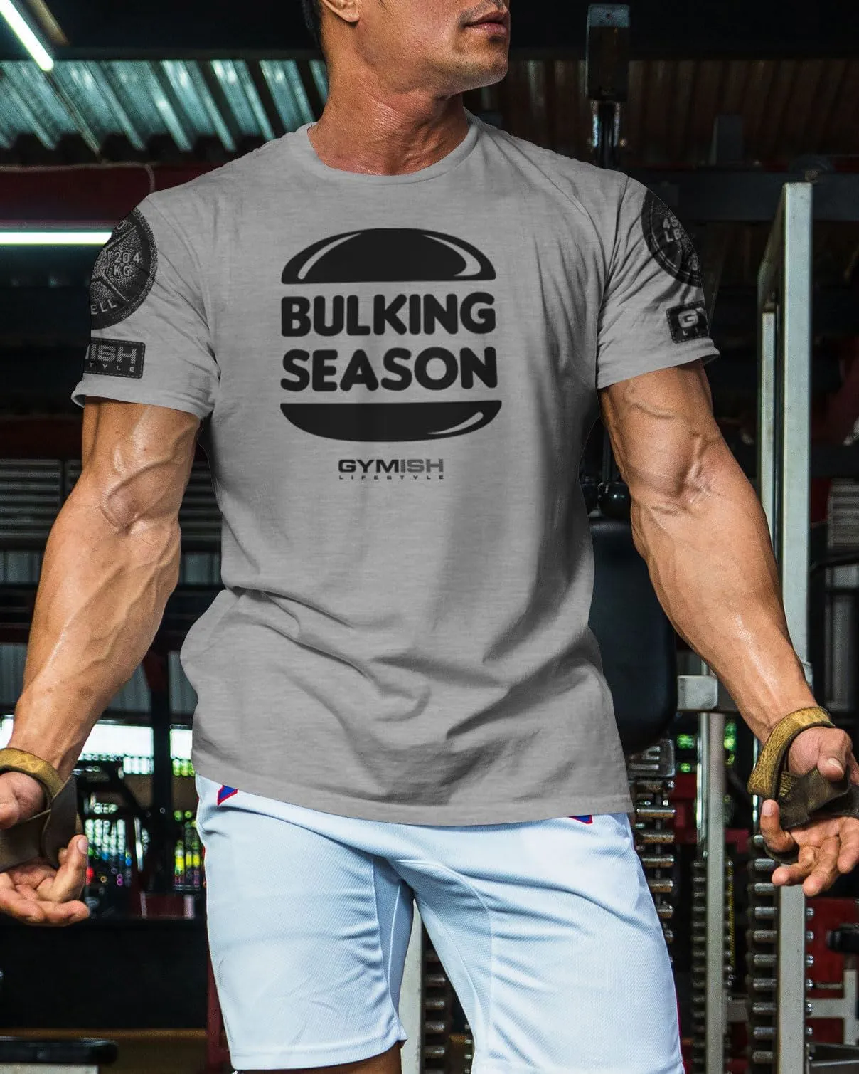 060. Bulking Season Funny Motivational Workout Gym T-Shirt for Men