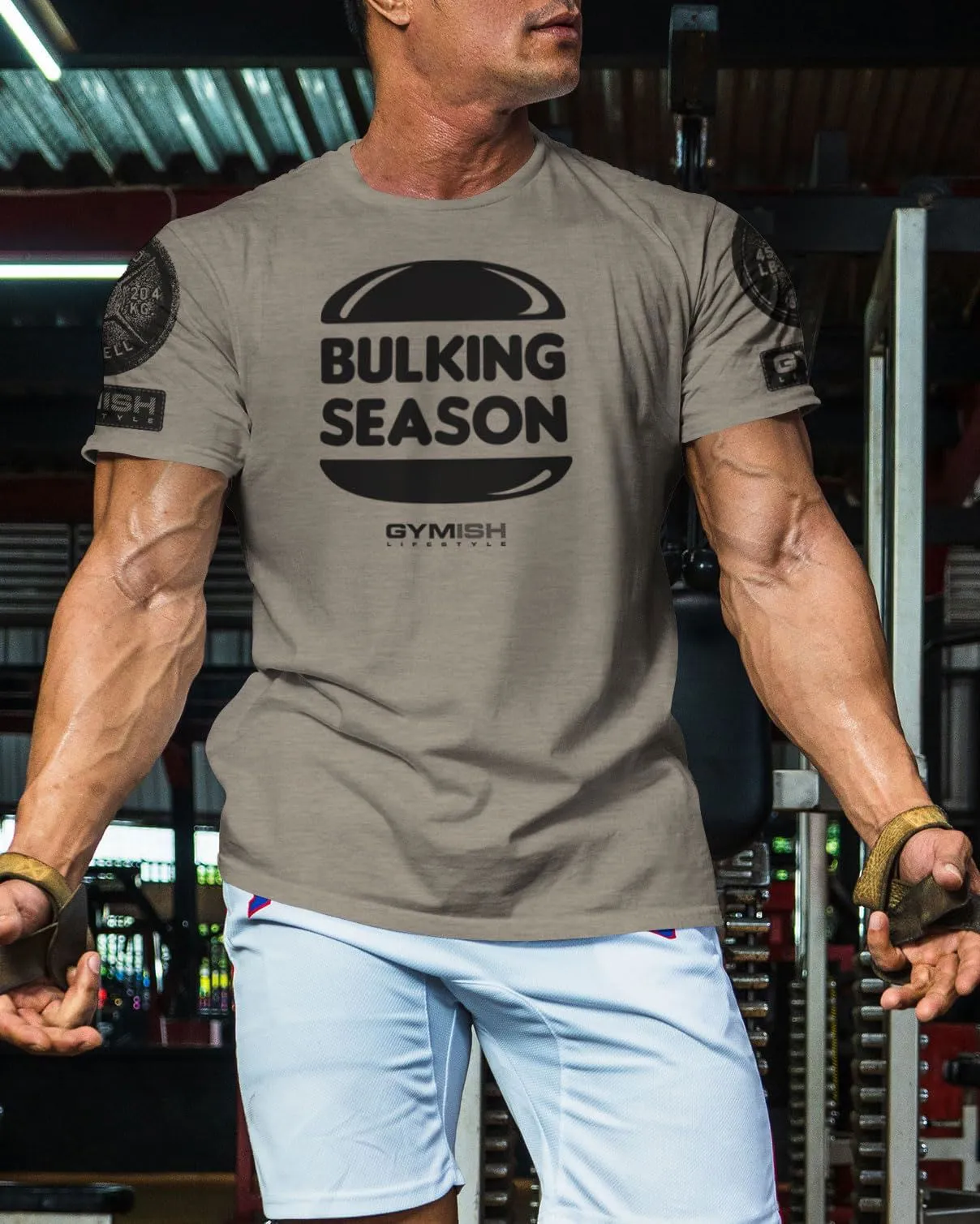 060. Bulking Season Funny Motivational Workout Gym T-Shirt for Men