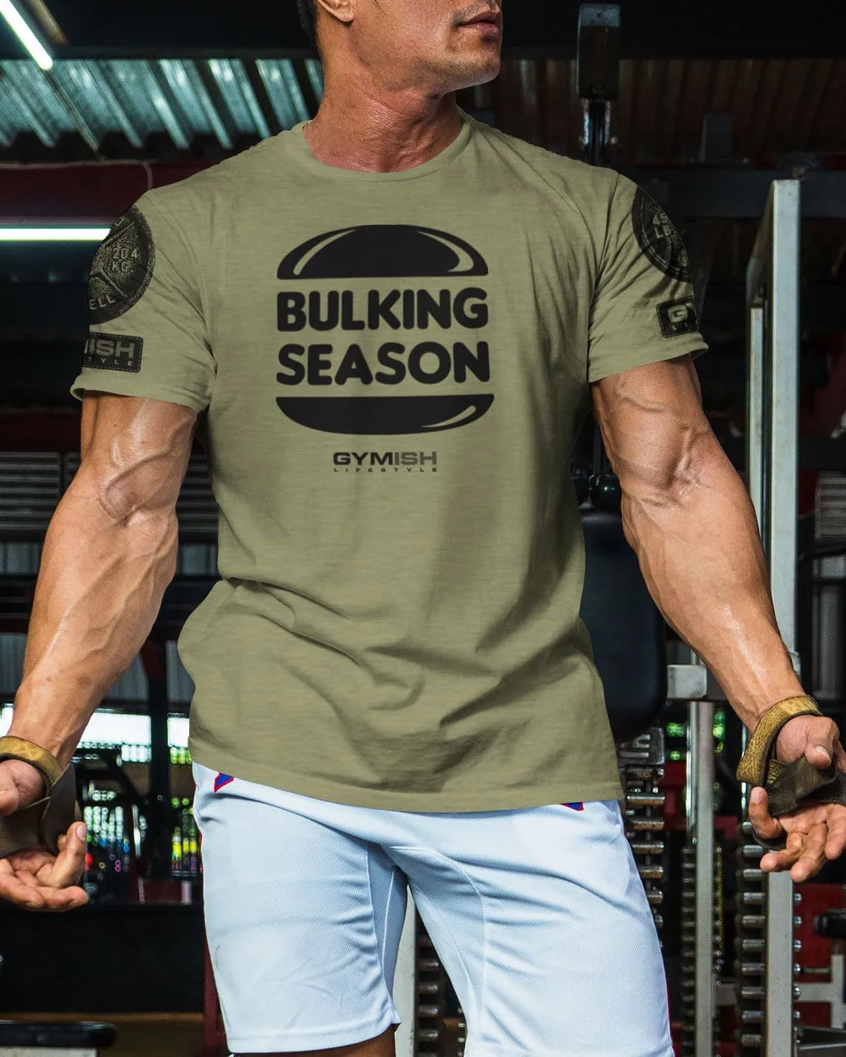 060. Bulking Season Funny Motivational Workout Gym T-Shirt for Men