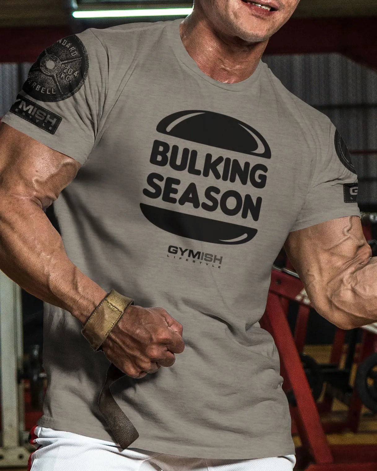 060. Bulking Season Funny Motivational Workout Gym T-Shirt for Men