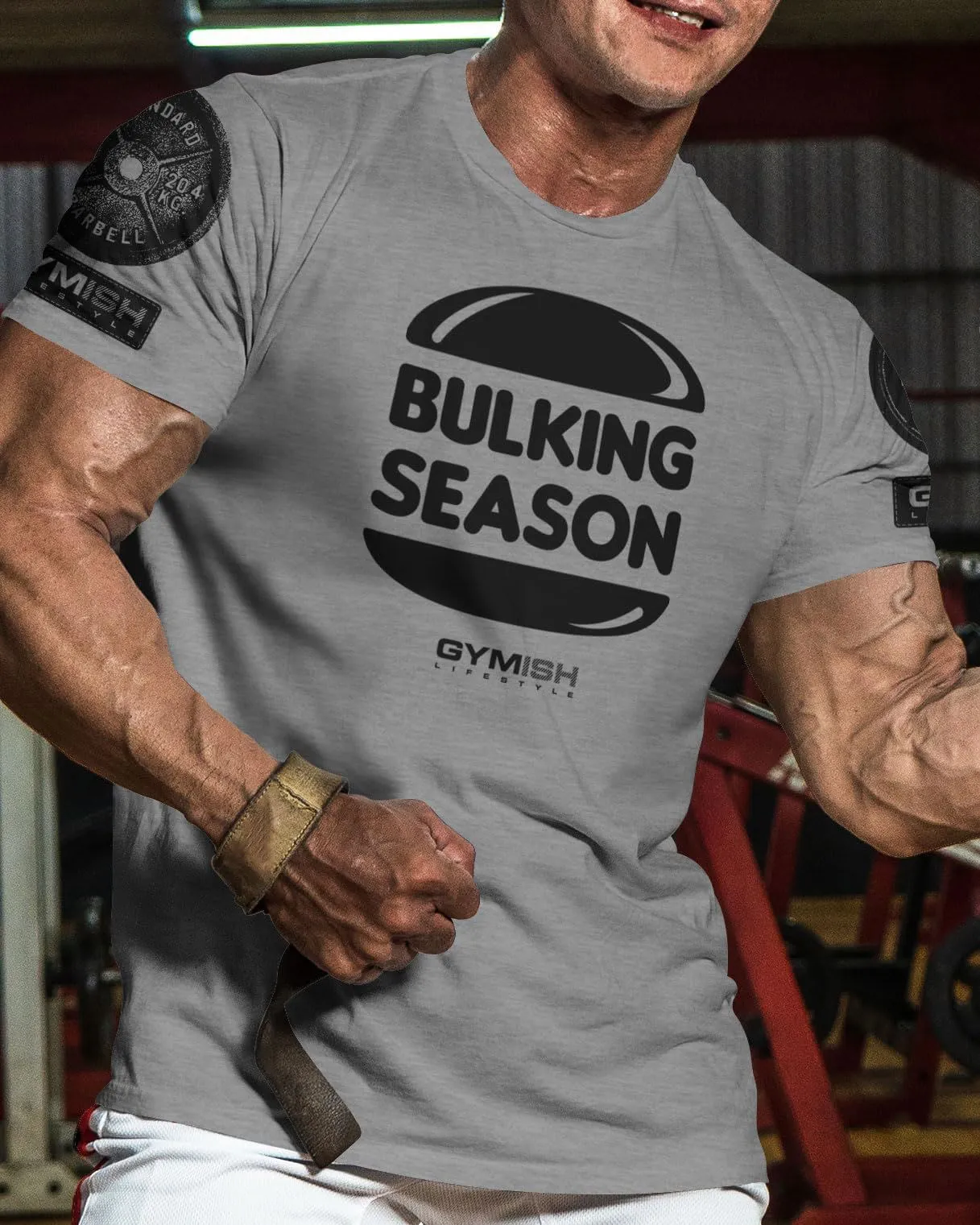 060. Bulking Season Funny Motivational Workout Gym T-Shirt for Men
