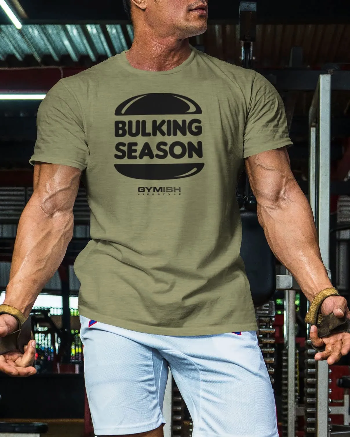 060. Bulking Season Funny Motivational Workout Gym T-Shirt for Men