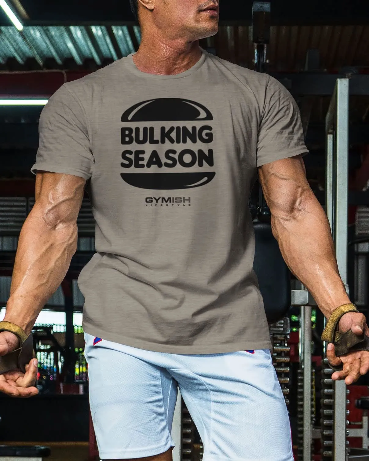 060. Bulking Season Funny Motivational Workout Gym T-Shirt for Men