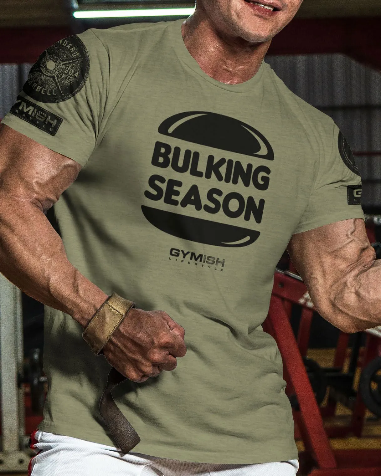 060. Bulking Season Funny Motivational Workout Gym T-Shirt for Men
