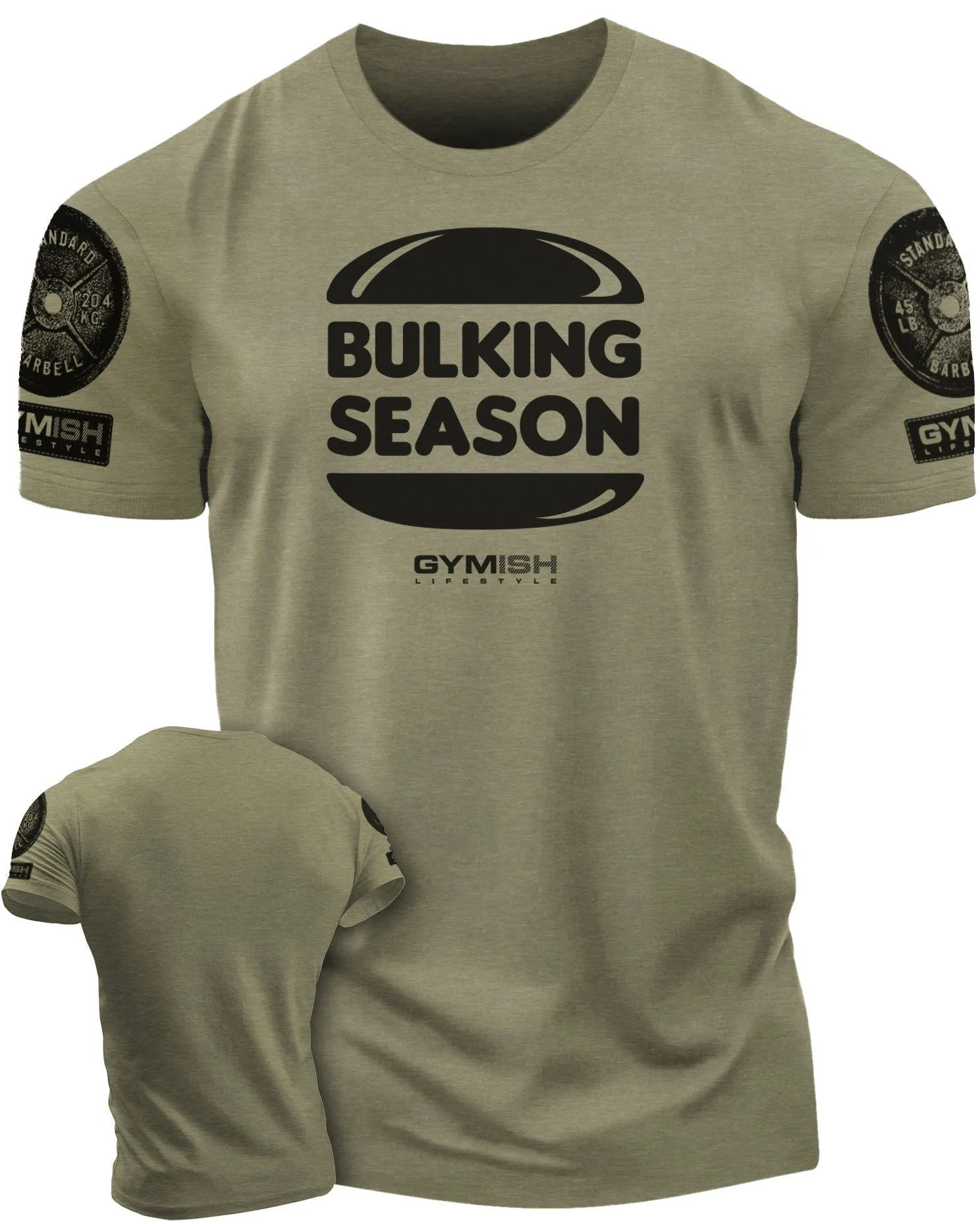 060. Bulking Season Funny Motivational Workout Gym T-Shirt for Men