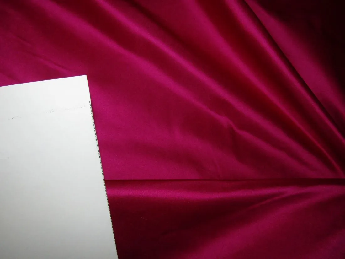 100% SILK DUTCHESS SATIN HOT PINK 54" wide