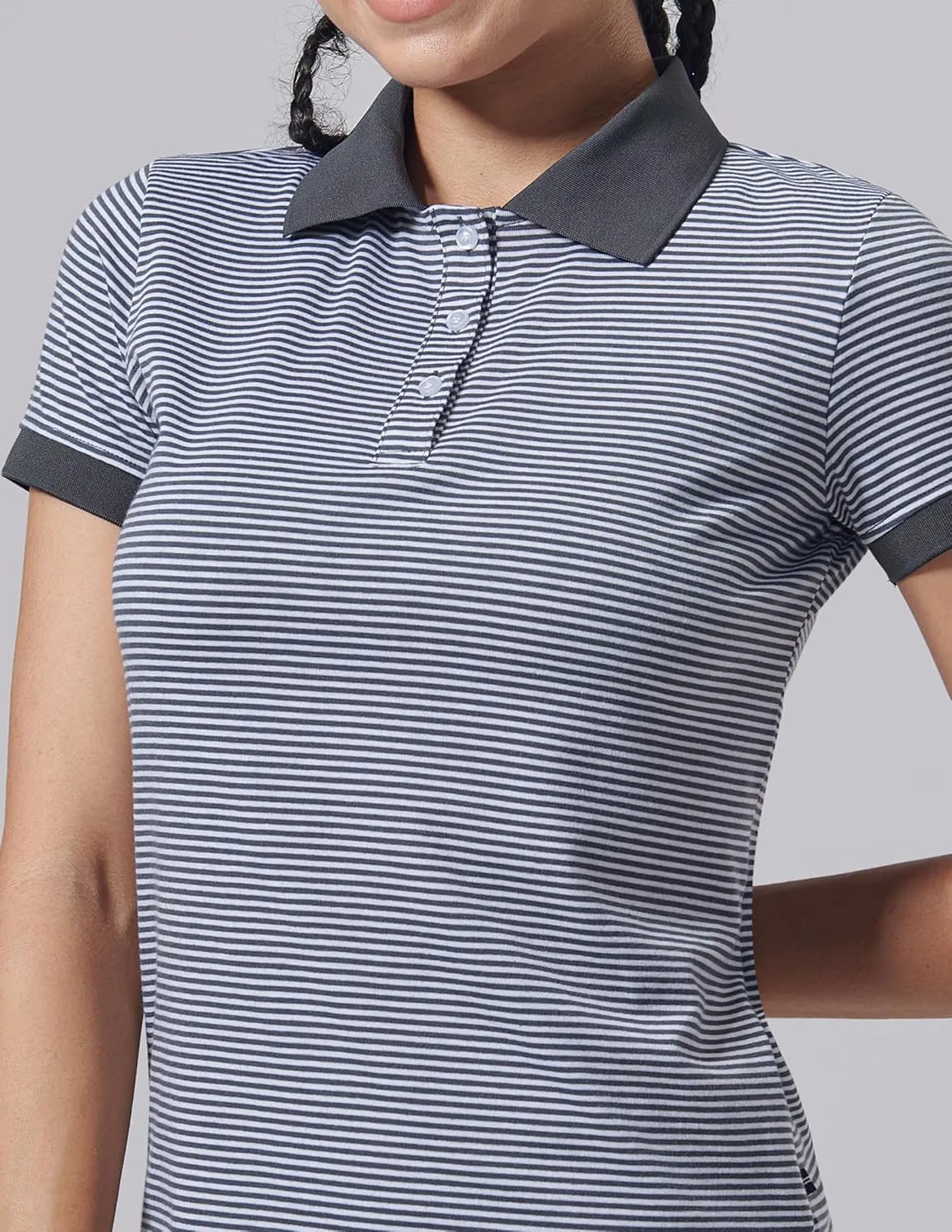 3 Pack Women's Athletic Dry Fit Polo Shirts, Wicking Short Sleeve Collared Golf T Shirt Tennis Tops