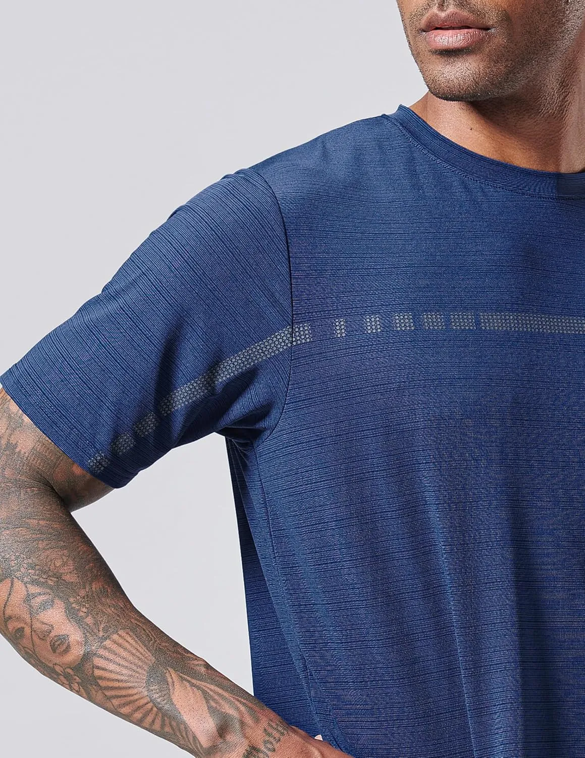 5 Pack Mens Active Quick Dry Crew Neck T Shirts | Athletic Running Gym Workout Short Sleeve Tee Tops Bulk