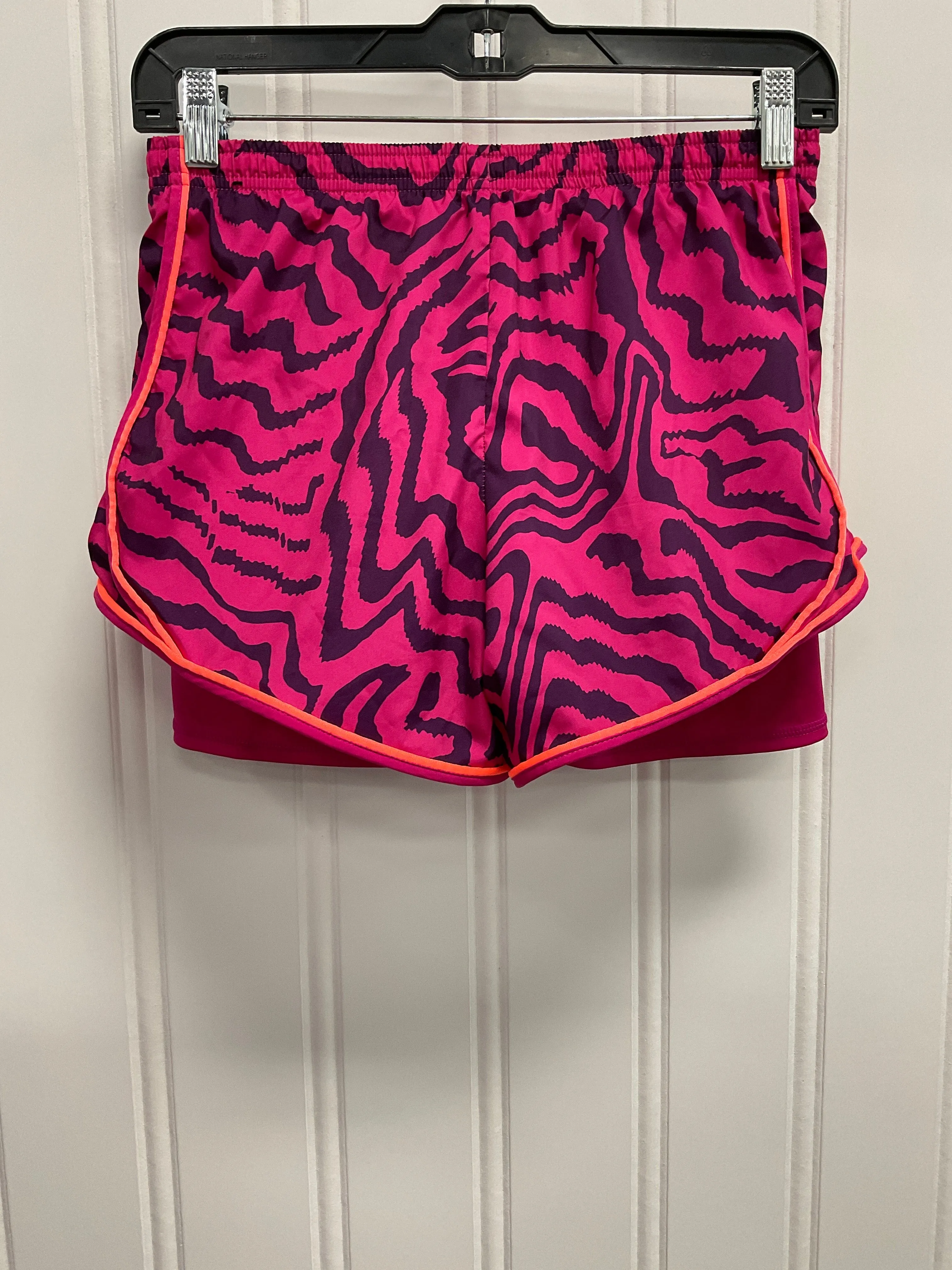 Athletic Shorts By Nike Apparel In Pink, Size:L