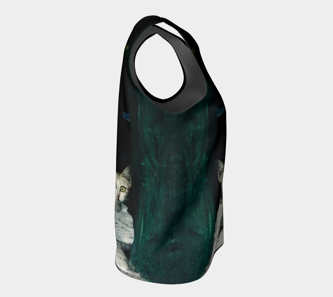 Bali Cat Loose Tank (Long Fit)