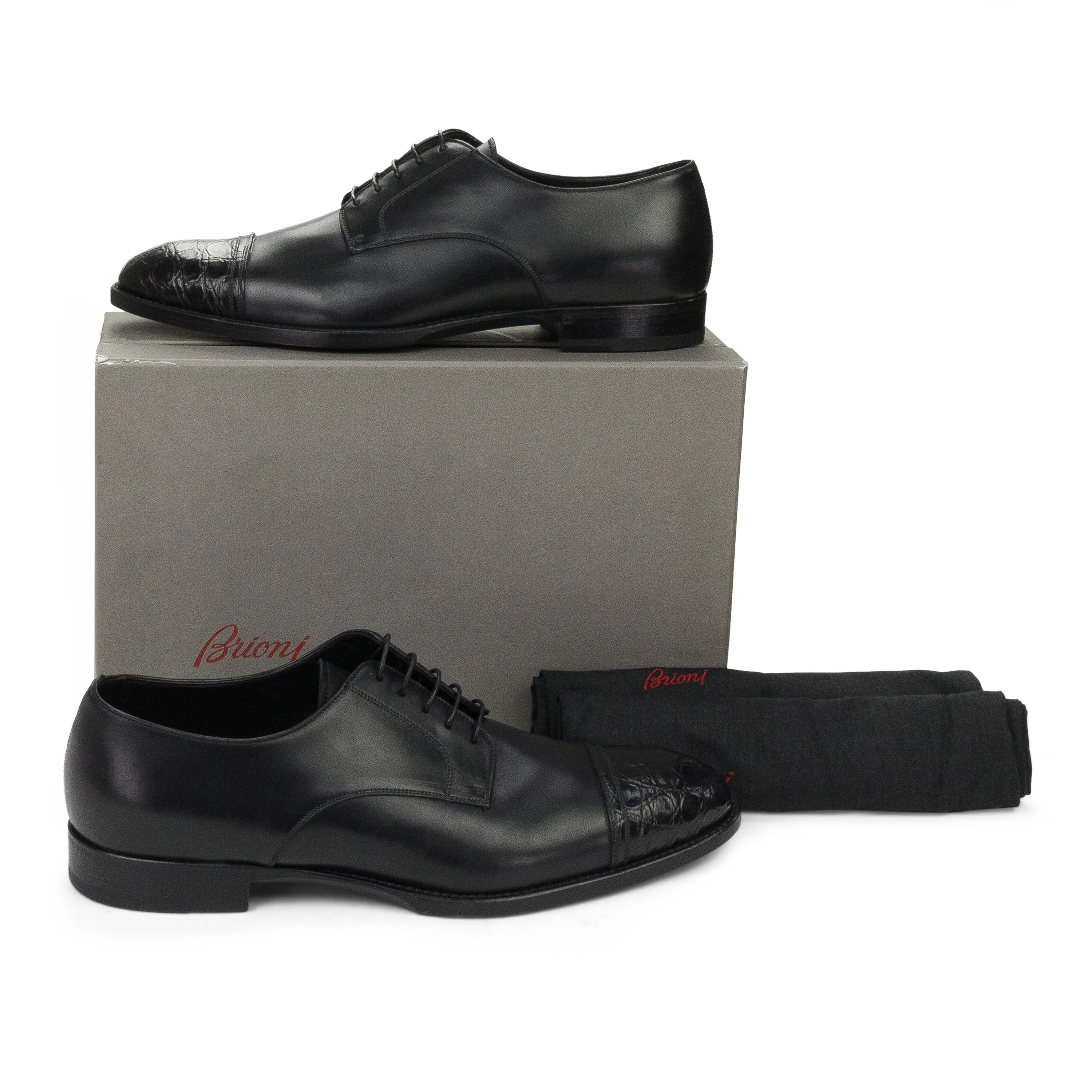 BLACK GENUINE LEATHER DRESS SHOES