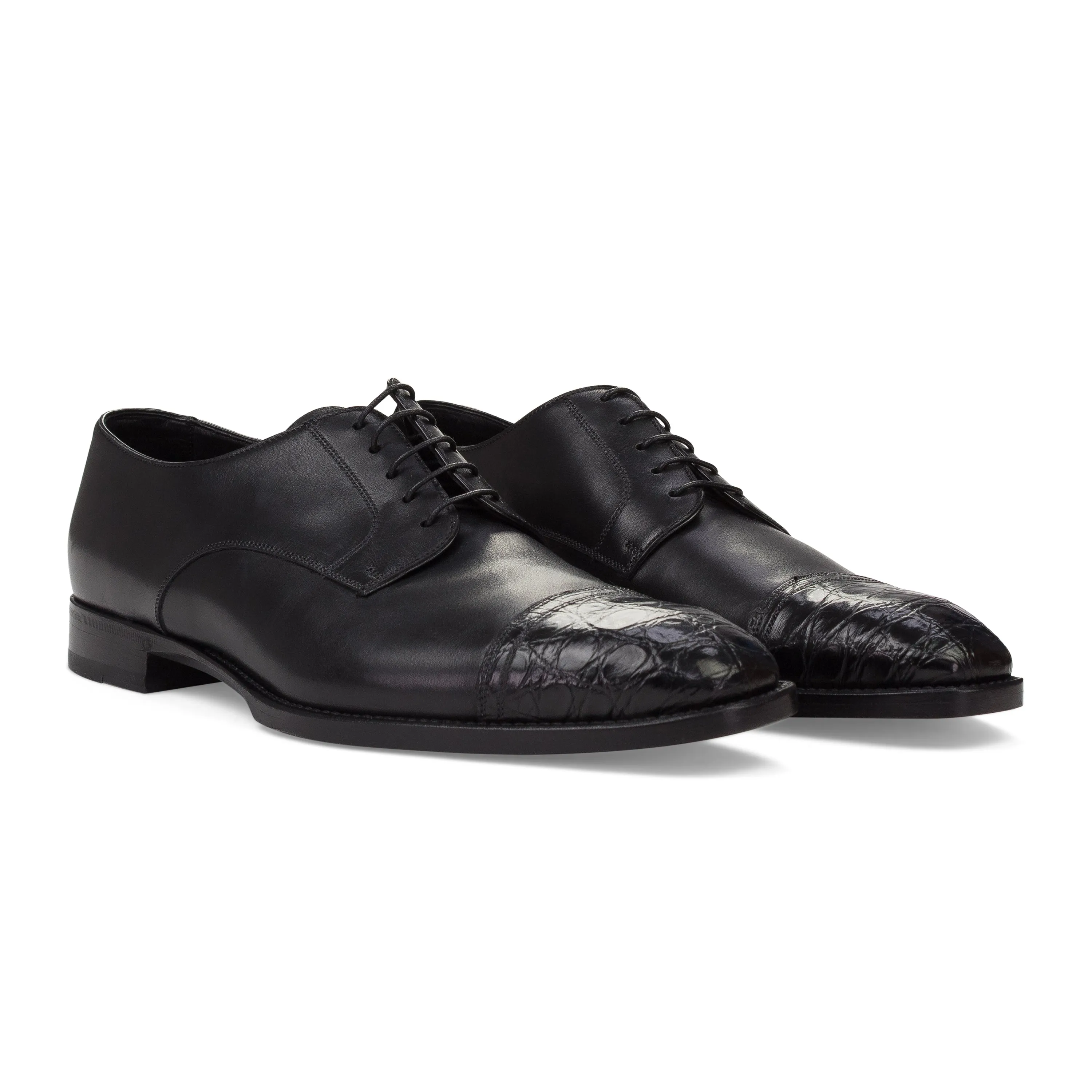 BLACK GENUINE LEATHER DRESS SHOES
