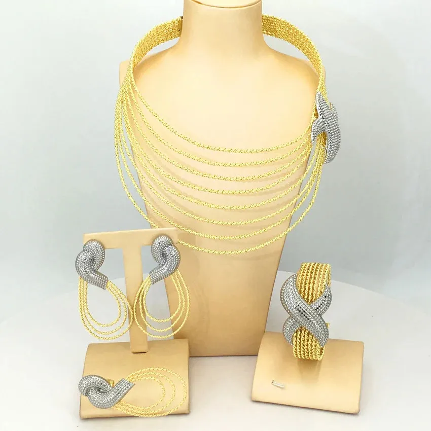 Bold Brazilian Jewelry Sets Handmade Jewelry for Women  Party Gifts