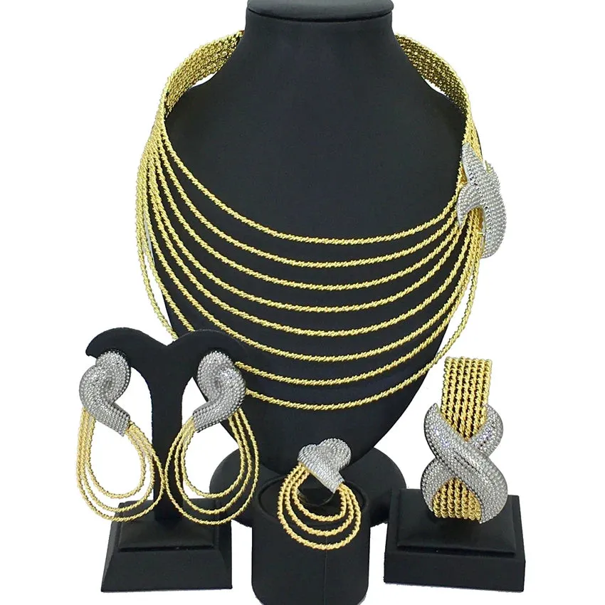 Bold Brazilian Jewelry Sets Handmade Jewelry for Women  Party Gifts