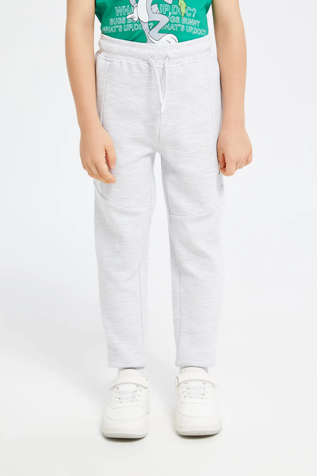 Boys Grey Track Pants