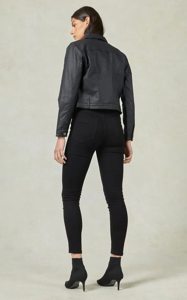Dita Coated Jacket BLACK