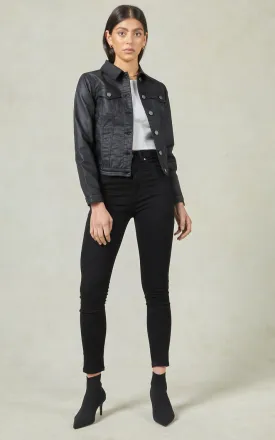 Dita Coated Jacket BLACK