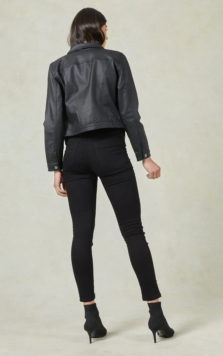 Dita Coated Jacket BLACK