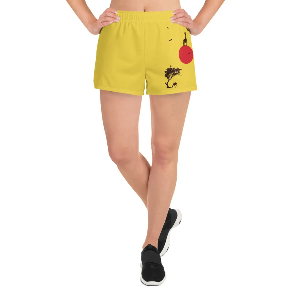 DREAM BIG All-Over Print Unisex Athletic Shorts