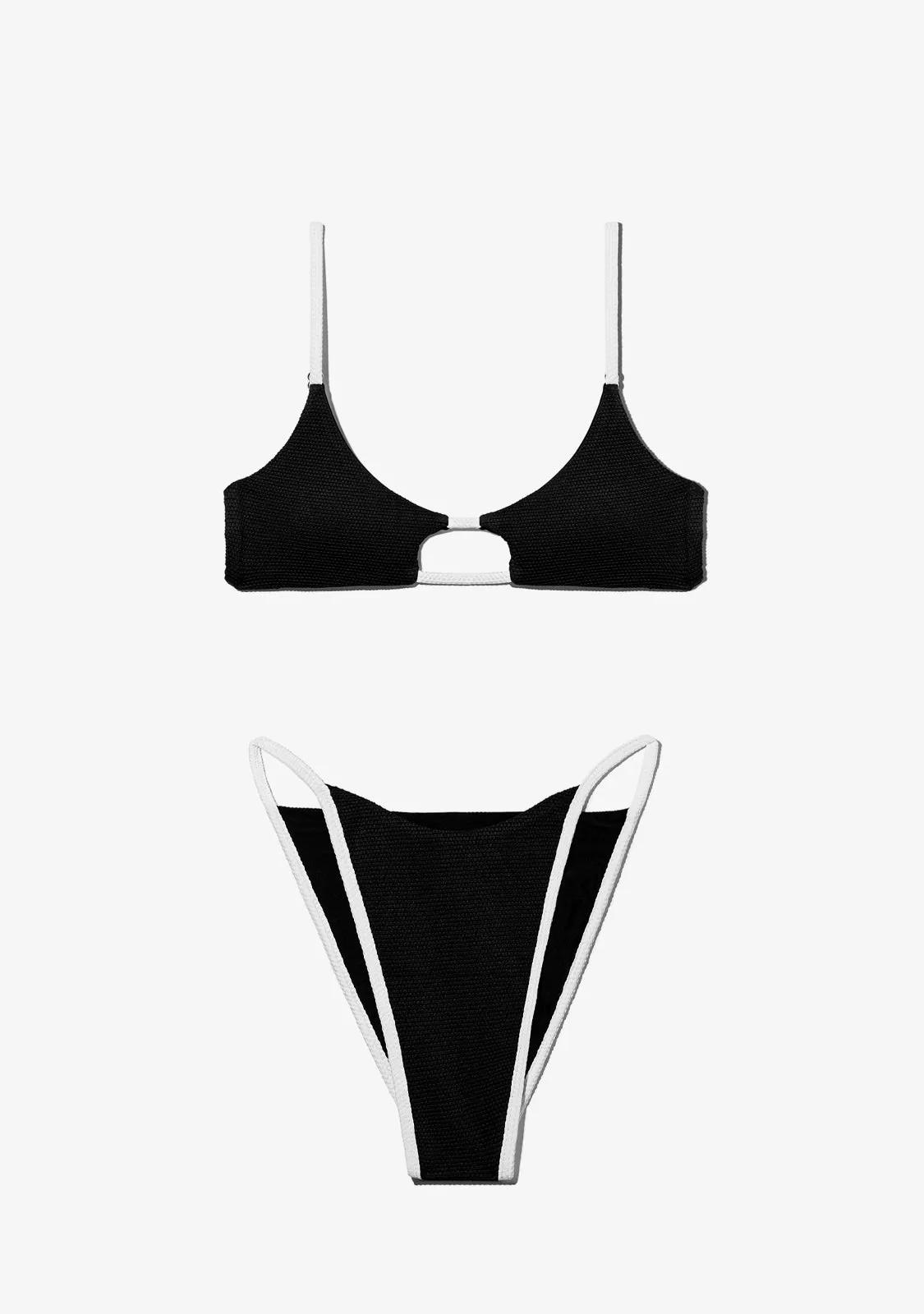 Feroe Top   Aruba Bottom Bikini Black
