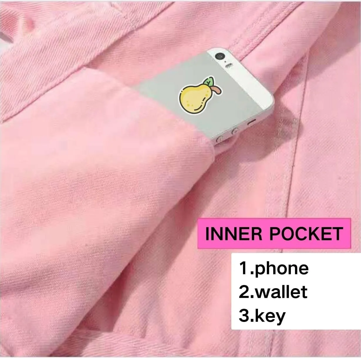 happlan Women's 3/4 Sleeve Short Denim Jacket Lapel Button Down Cropped Trucker Jean Jackets Coats