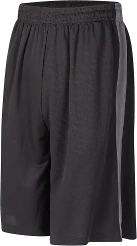 HQUEC Men's 12" Athletic Shorts Long Basketball Workout Shorts Below Knee Loose-Fit with Pockets