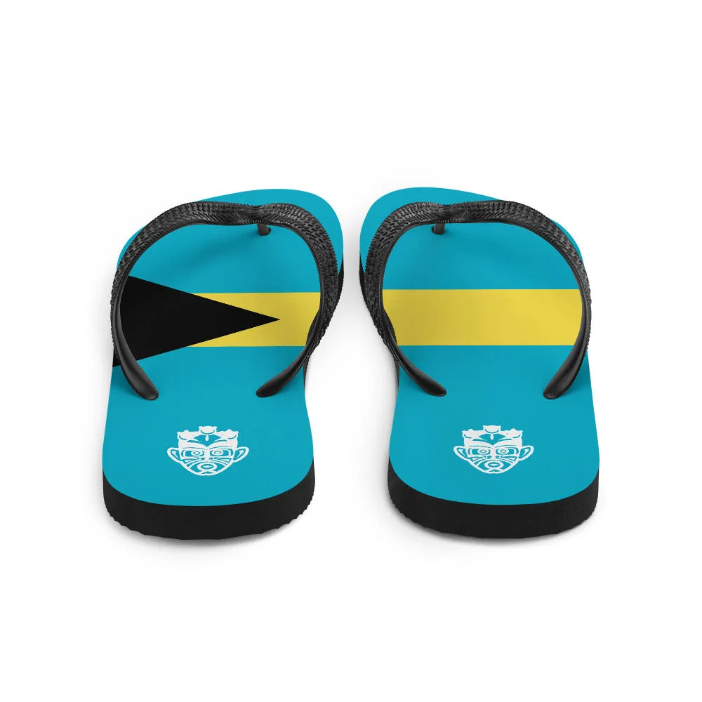Island Flag - Bahamas Flip Flops