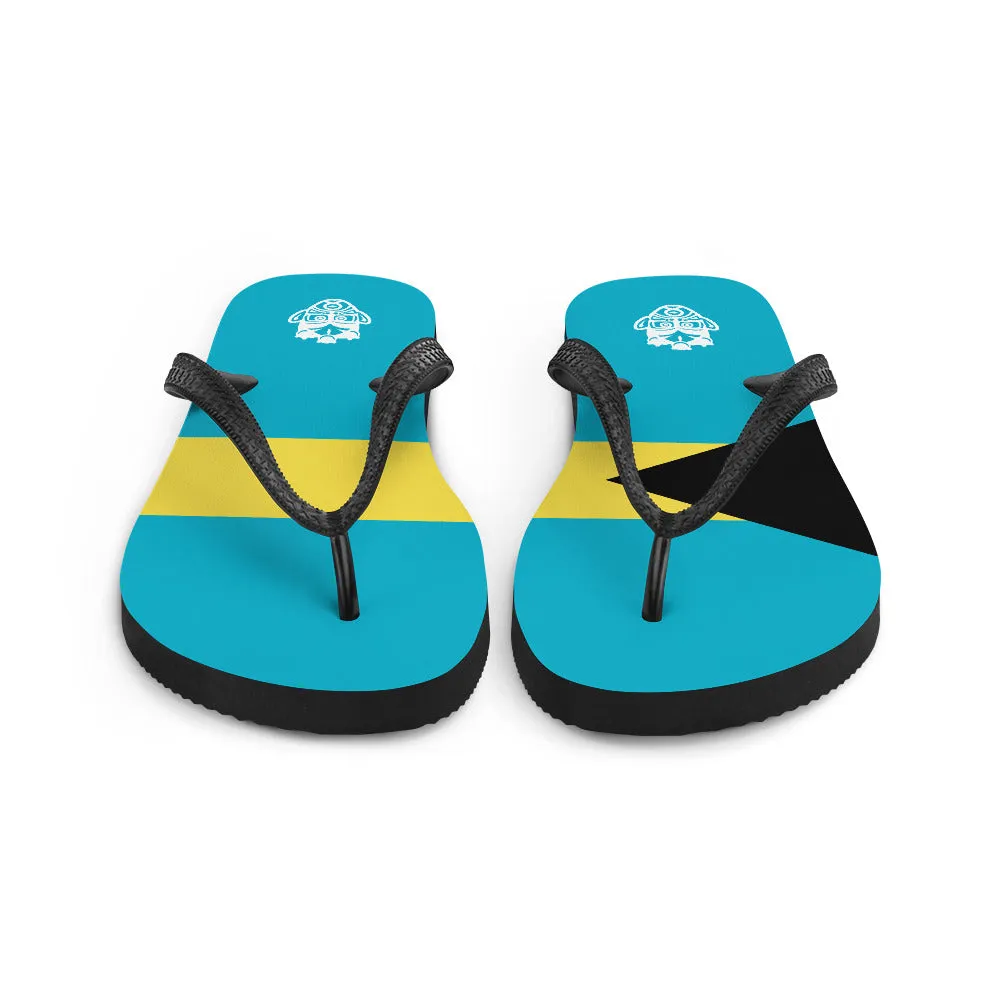 Island Flag - Bahamas Flip Flops