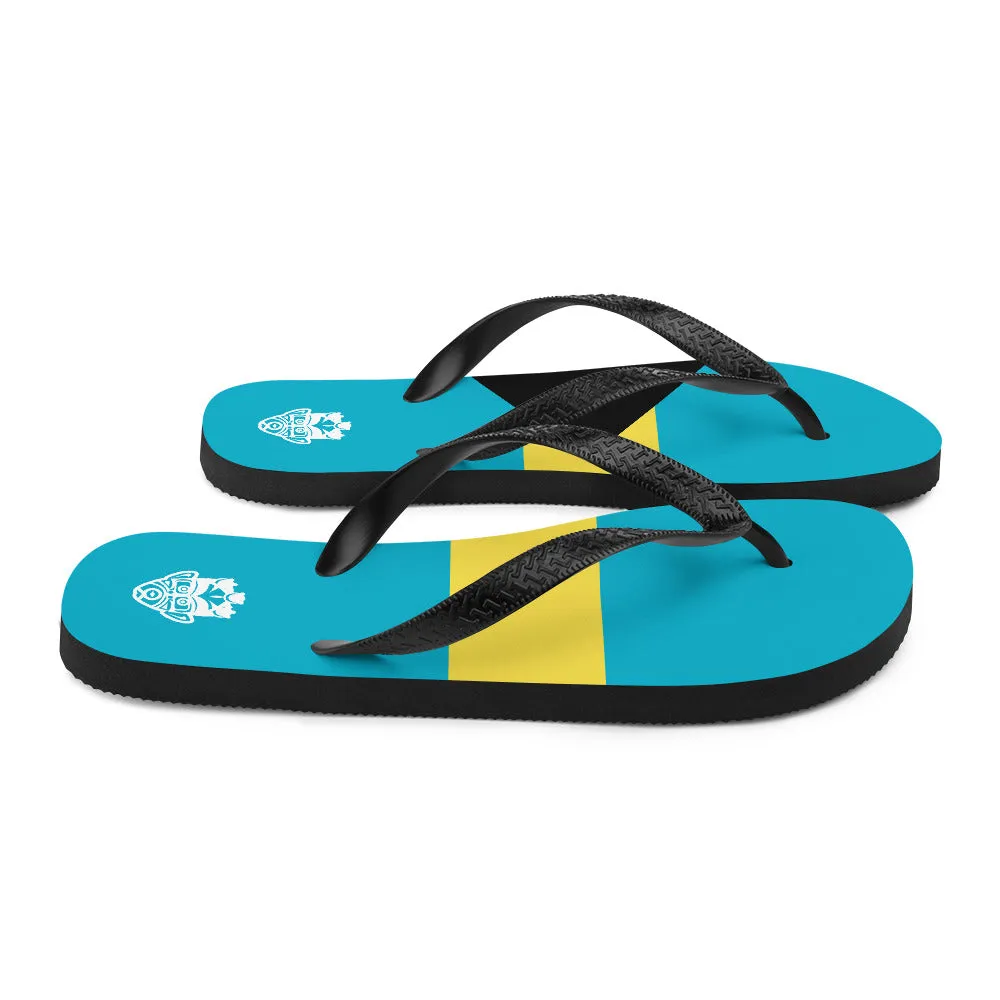 Island Flag - Bahamas Flip Flops