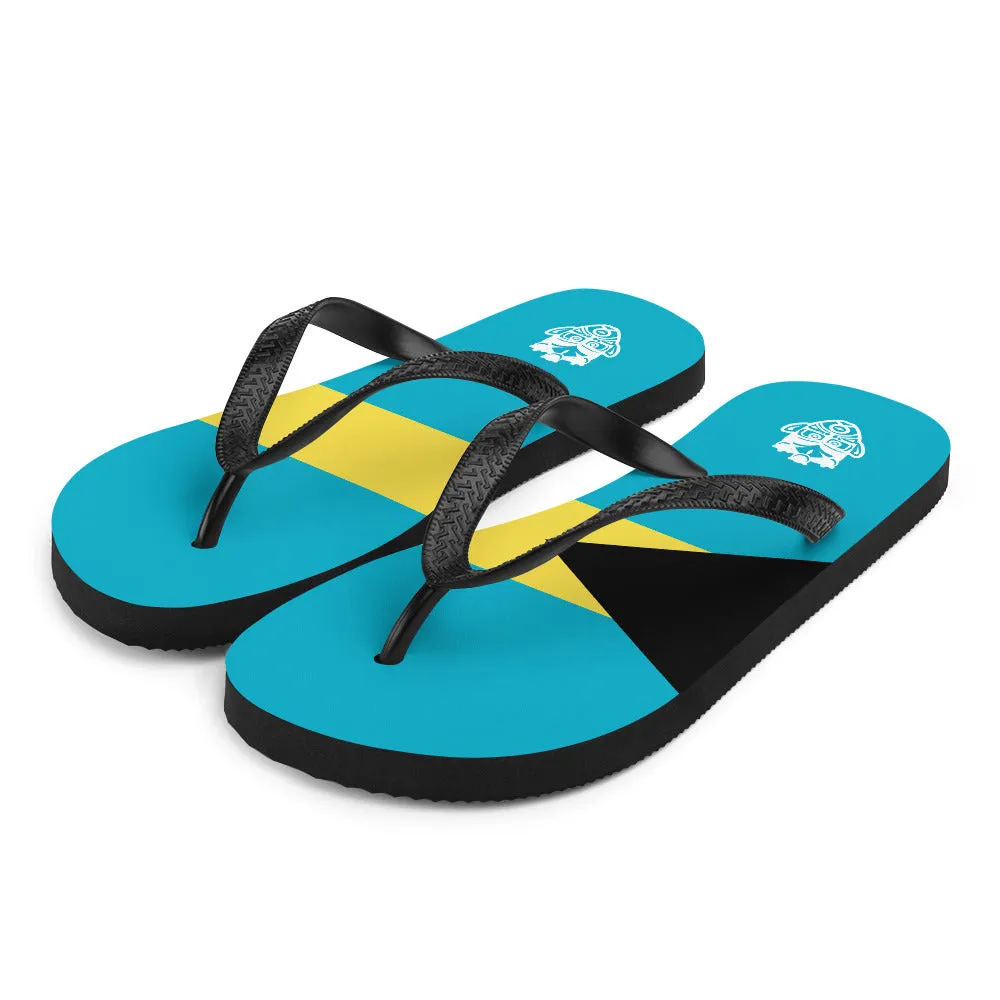 Island Flag - Bahamas Flip Flops