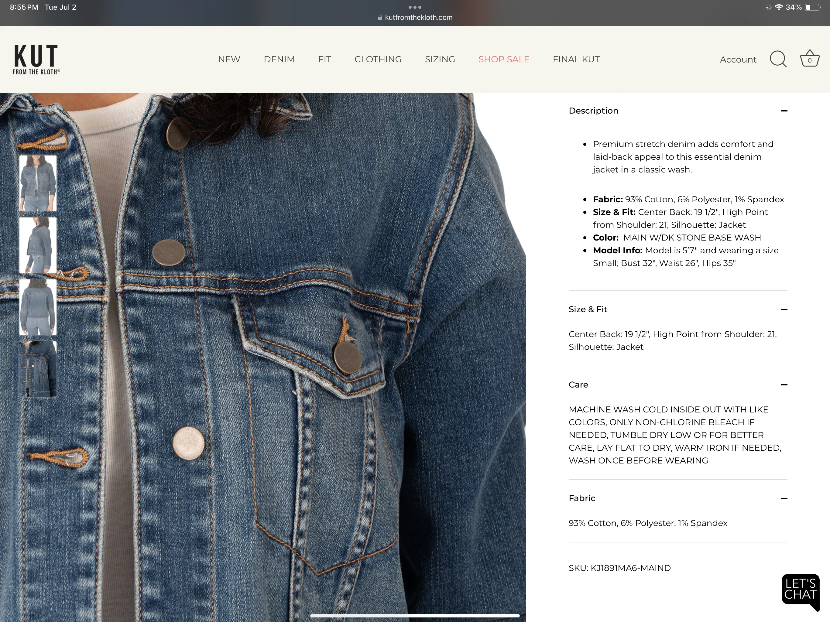 Julia Jacket by Kut