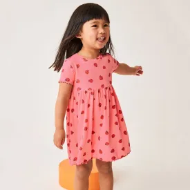 Ladybug Ruffle Summer Dress