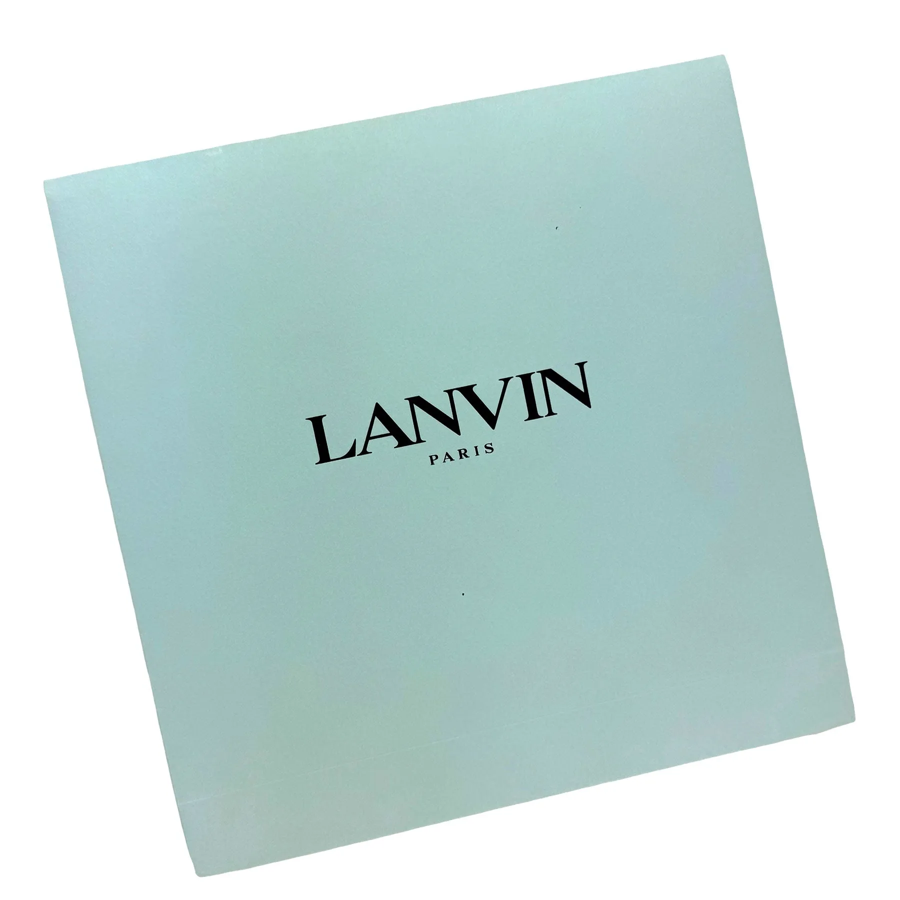 Lanvin Scarf Seafoam Island Design - Extra Large 55 Inch Square Wrap FINAL SALE