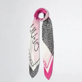 Liu Jo - Foulard animalier Pink Berry - 2A5034T0300 - PINK/BERRY