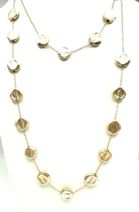 Marco Brushed Disc Necklace