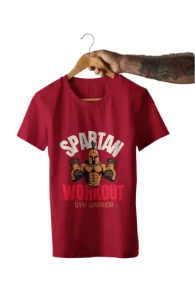 Maroon Spartan Workout Plus-size T-shirt