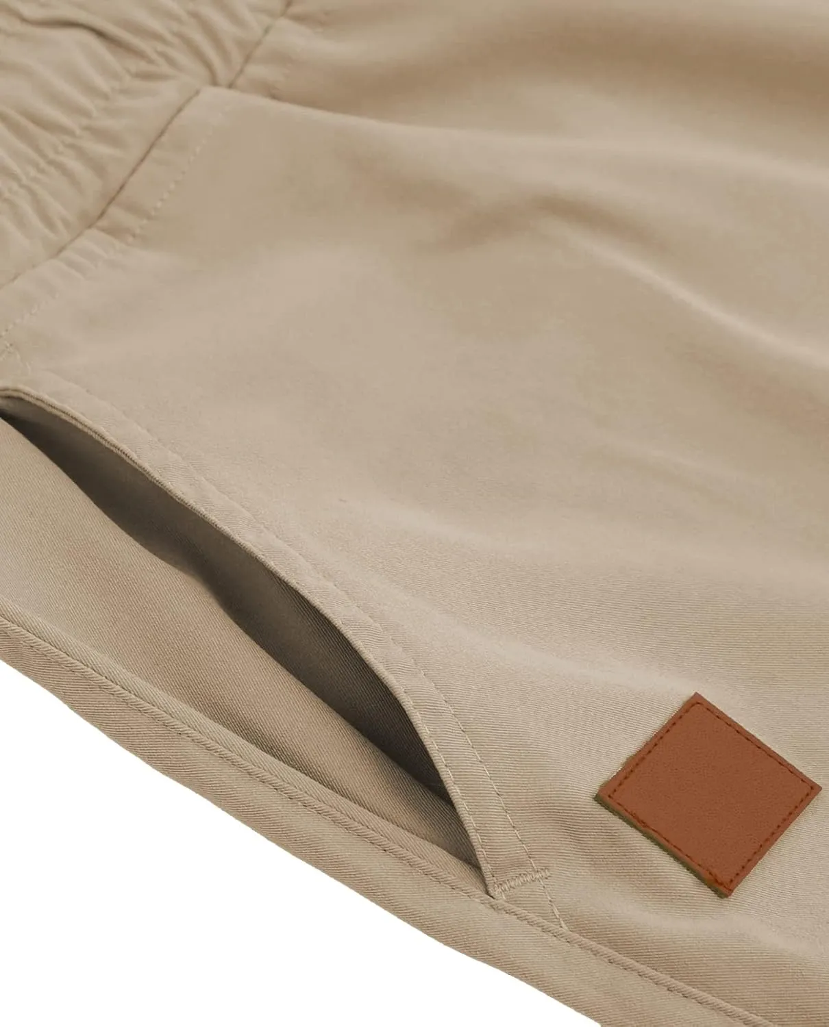 Men's Casual Classic Fit Athletic Workout Golf Cotton Cargo Shorts With 4 Pockets for Summer Beach