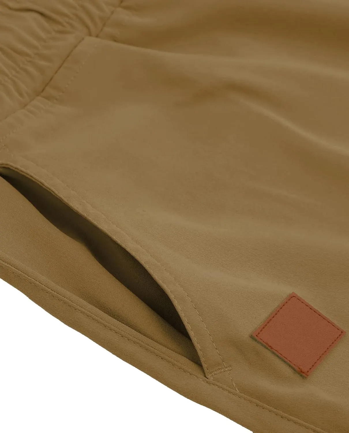 Men's Casual Classic Fit Athletic Workout Golf Cotton Cargo Shorts With 4 Pockets for Summer Beach