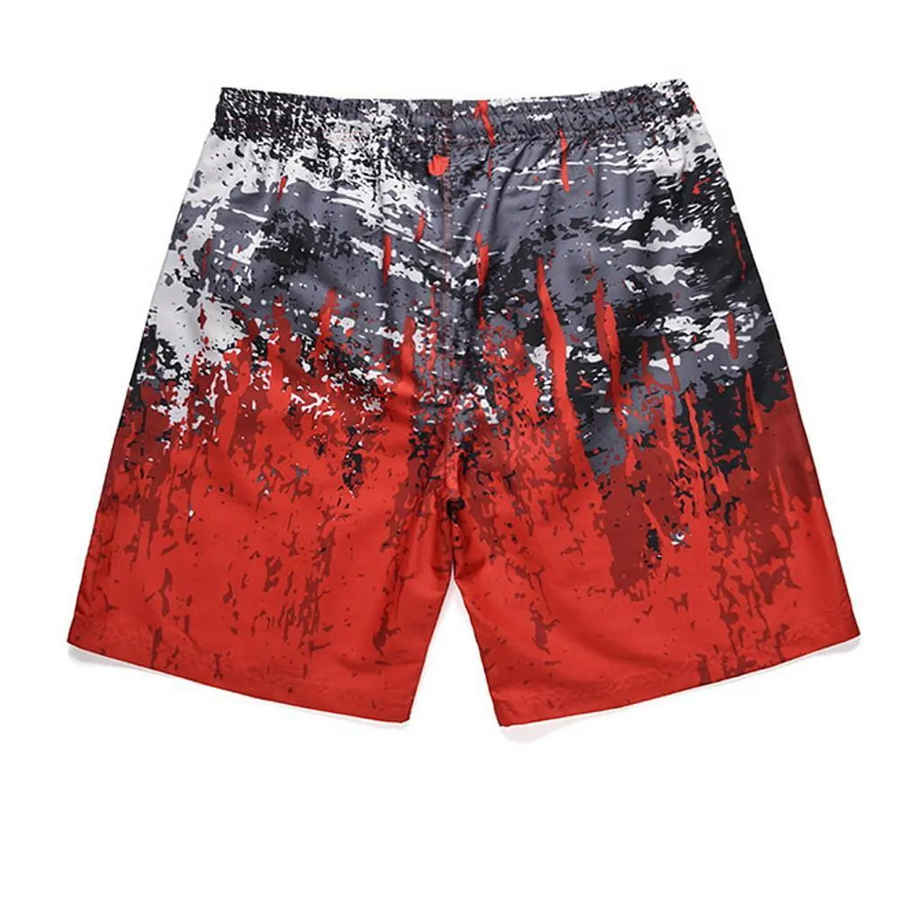 Men's Geometric Summer Swimwear Shorts
