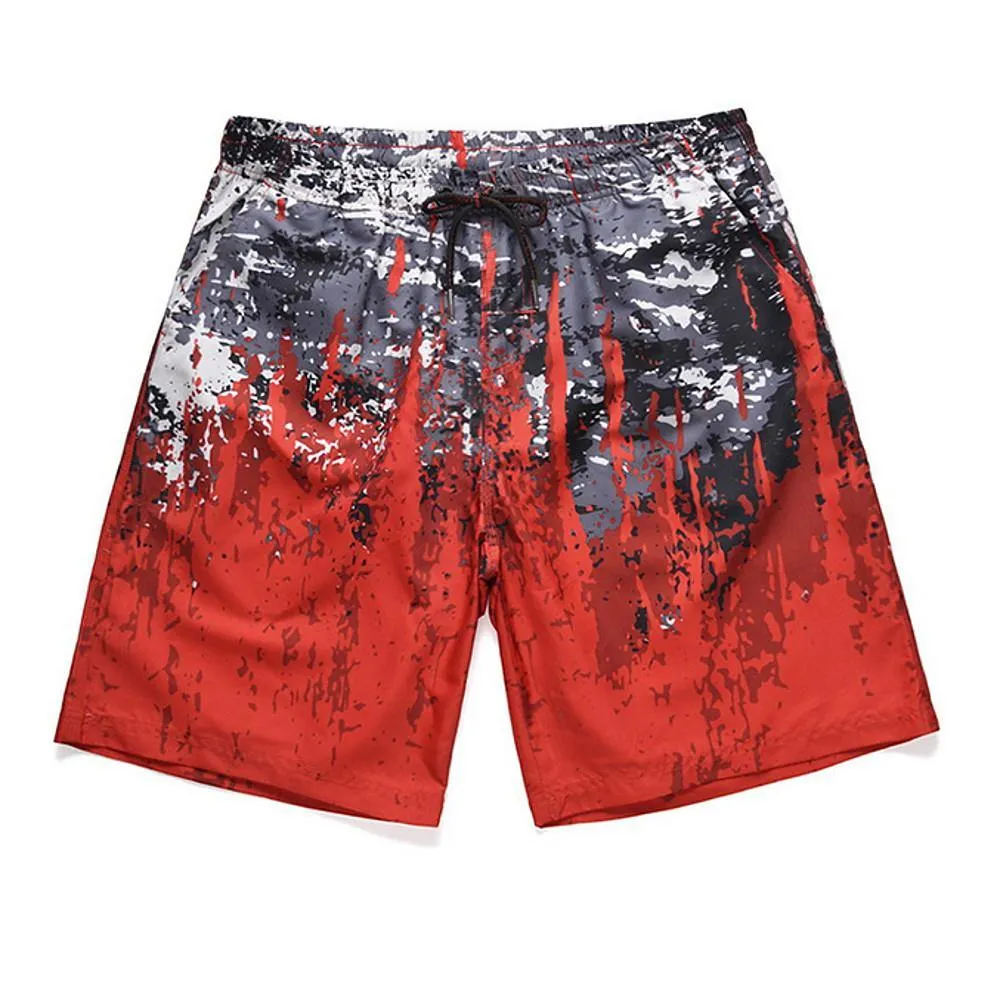 Men's Geometric Summer Swimwear Shorts