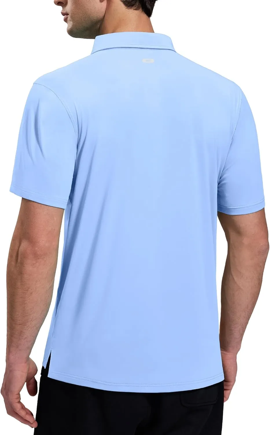 MIER Polo Shirts for Men Short Sleeve Dry Fit Performance Golf Tennis Active Collared Shirts, UPF 50  Sun Protection