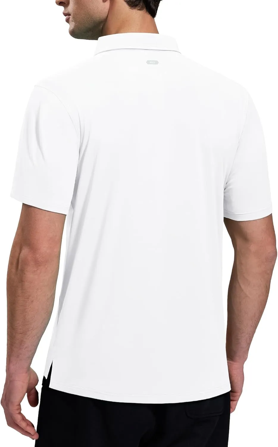 MIER Polo Shirts for Men Short Sleeve Dry Fit Performance Golf Tennis Active Collared Shirts, UPF 50  Sun Protection