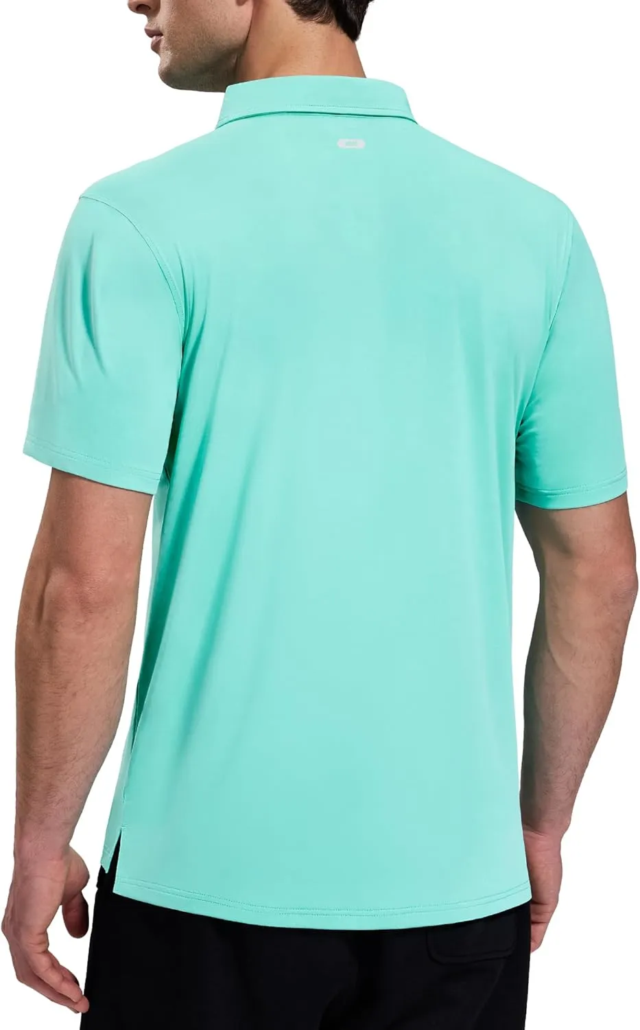 MIER Polo Shirts for Men Short Sleeve Dry Fit Performance Golf Tennis Active Collared Shirts, UPF 50  Sun Protection