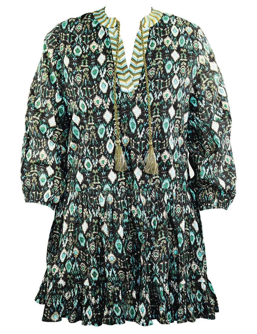 Miraclesuit Swimwear Bijoux Beach Black Multi Dress Cover Up 6552203