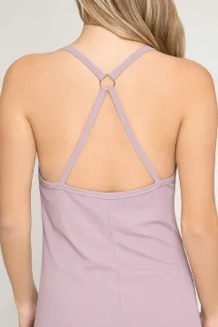 Misty Mauve Maxi Dress