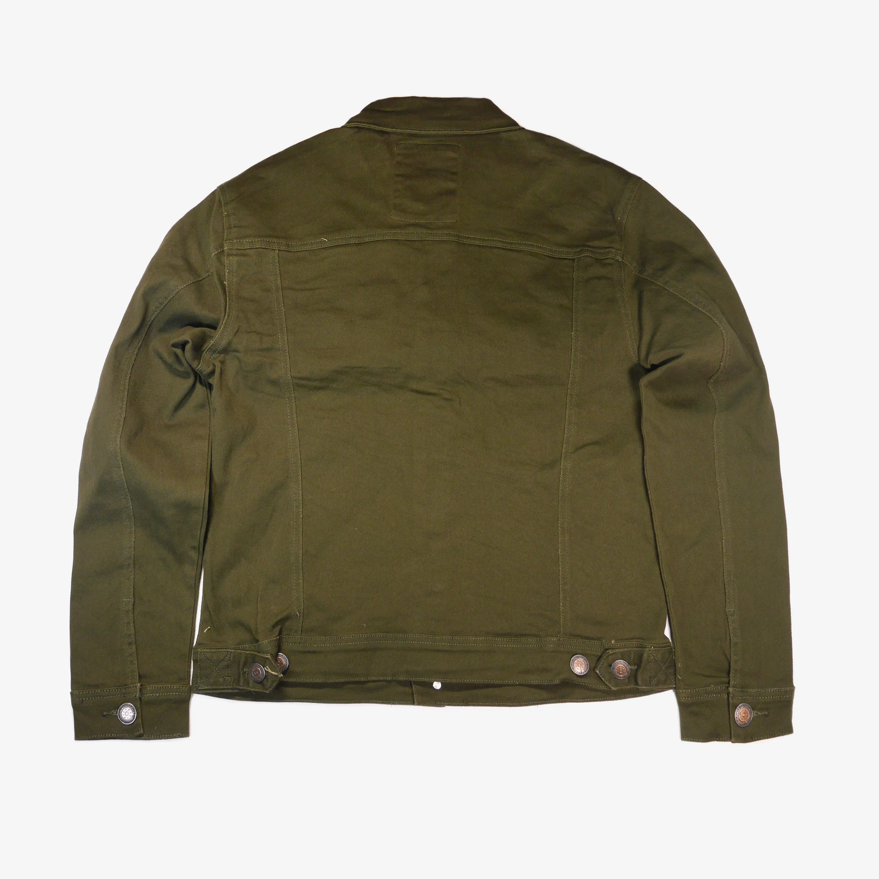 OLIVE DENIM JACKET