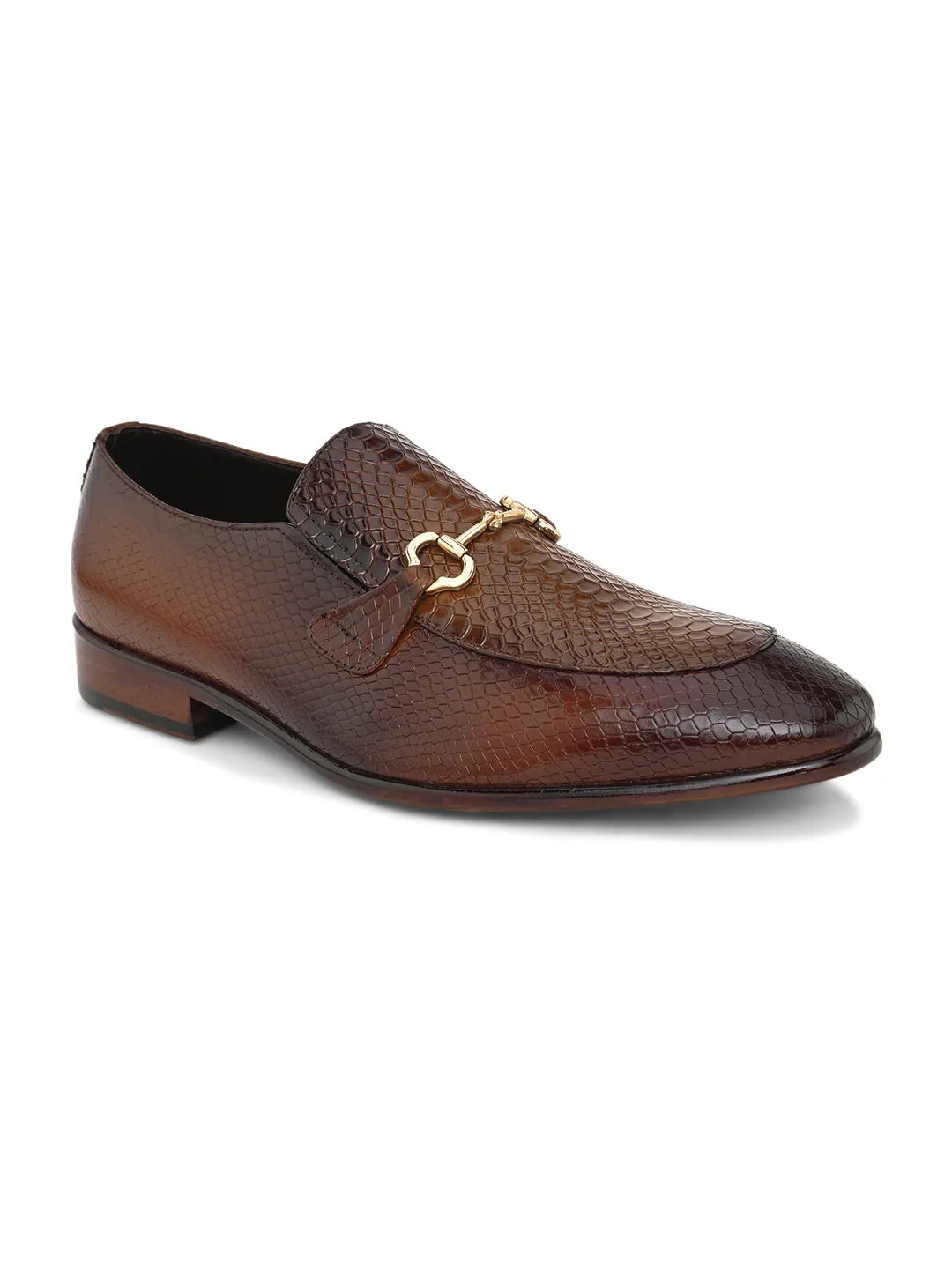Pelle Albero Men Designer Tan Moccasin