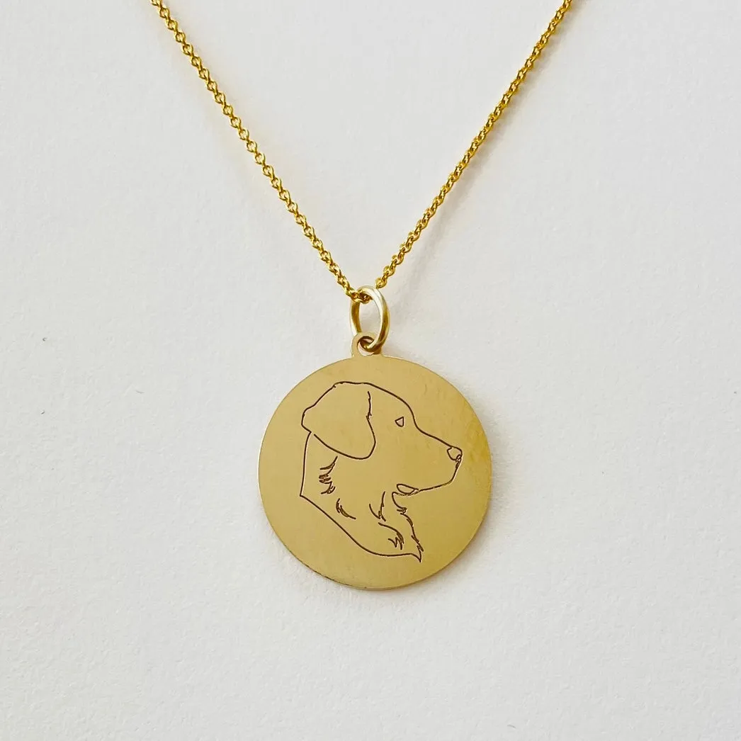 Pet Portrait Medallion - Large